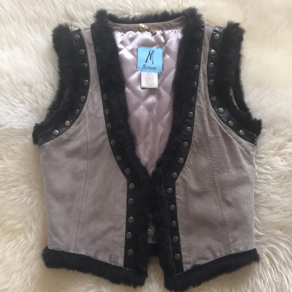 Marciano suede vest S